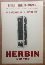 HERBIN 1981 AFFICHE ORIGINALE