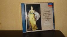 CD - HUMMEL - WEBER - THE MELOS ENSEMBLE OF LONDON - 1991