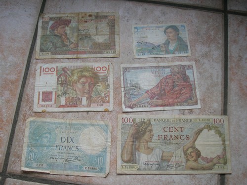 France lot billets - lot, de