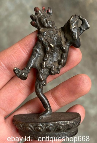 Vieille statue de bouddha - 3.2",