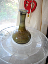 4 Petites fioles vases pâte