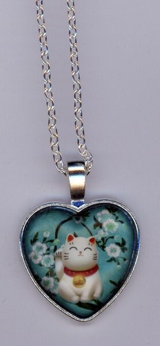 Bulle forme coeur pendentif - coeur, w/