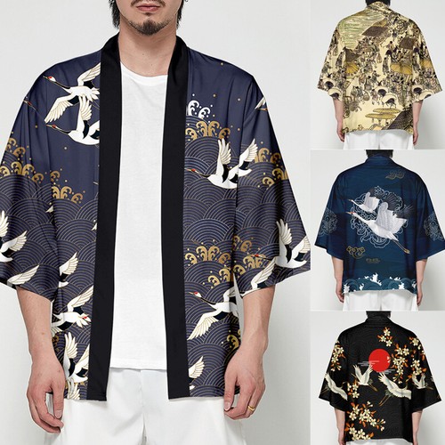 Homme femme kimono manteau - kimono,