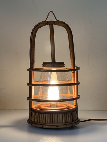Lampe lanterne rotin - lampe,