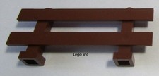 Lego 6079 Fence Reddish Brown