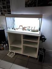 aquarium 180L + meuble+filtration externe+ UV + décoration 