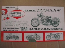 NEUF NOS 1958 Harley Davidson