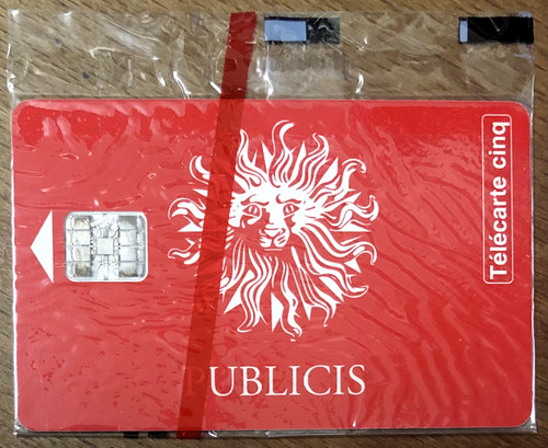 Telecarte publicis réf - 5u,