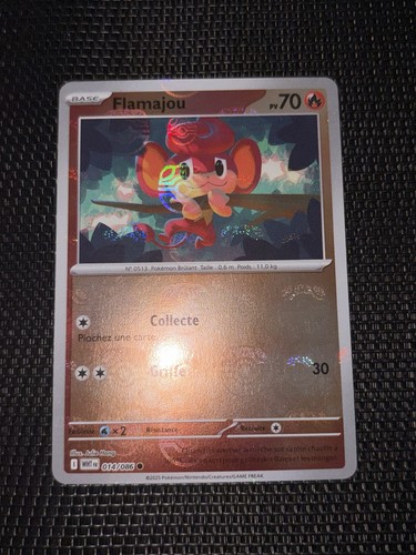 Carte pokémon flamajou - carte,