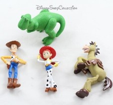 Lot de 4 figurines Toy Story DISNEY PIXAR Woody Rex Jessie Pil Poil (DOU)