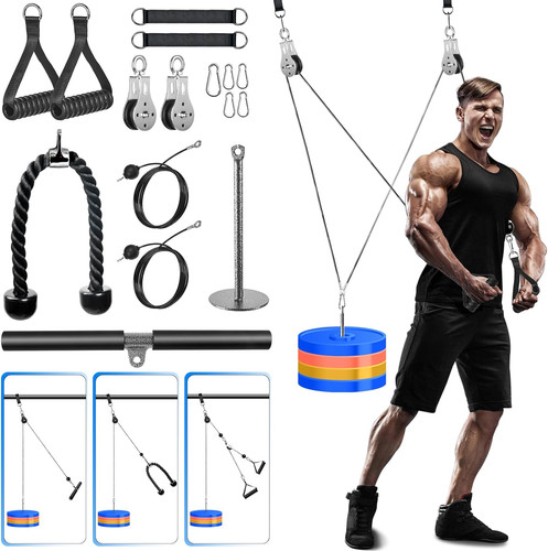 Poulie musculation fitness - poulie, musculation,