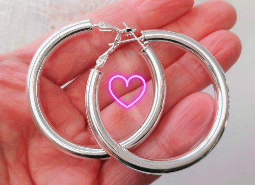Créoles argent 925 boucles
