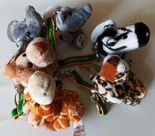 Lot 6 Peluches Porte-clé