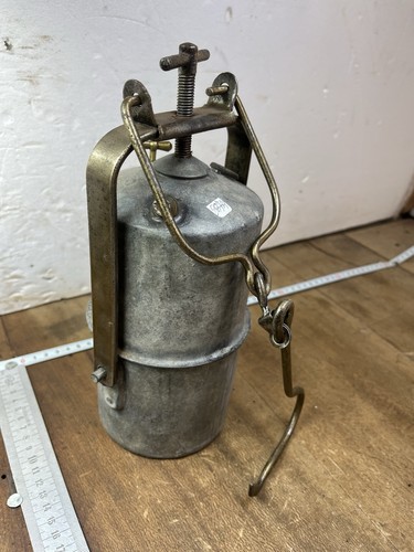 Lampe mineur ancienne - outil, de