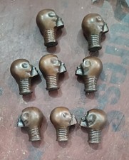 Lot De 8 Handmade Crâne Designer Poignées Parfait en Bois Style Marche Cane Wand