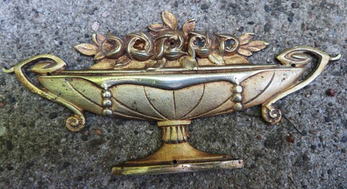 Ornement bronze ancien - bronze, vasque
