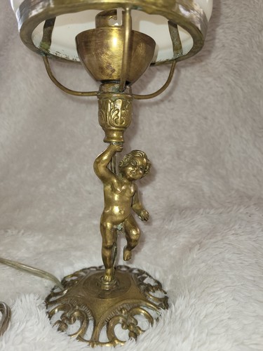 Lampe bronze porté - bronze,