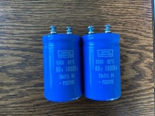 2 New 18000 uf 80v Capacitors