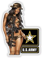 Classique AMÉRICAIN Armée Pin-Up #18 Autocollant / Séduisant Nostalgia - Rétro
