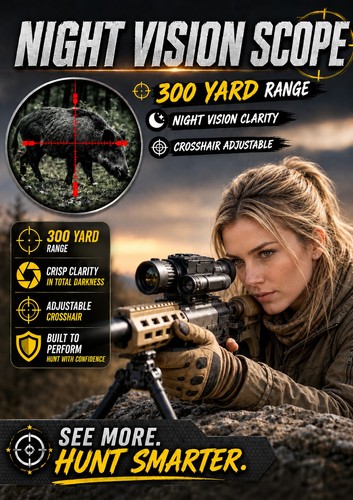 Night vision scope - vision, yard