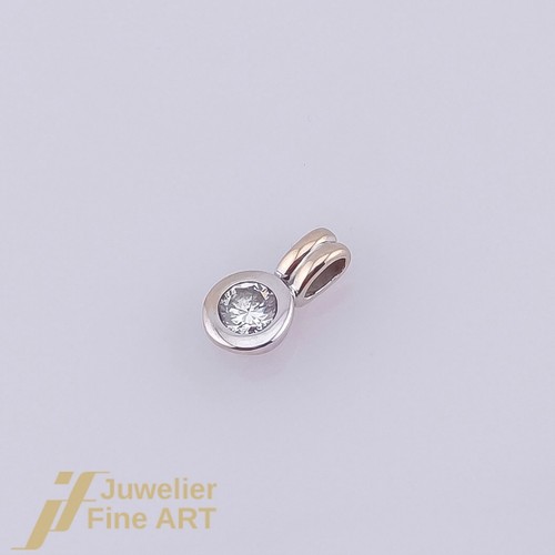 Pendentif solitaire moderne - pendentif,