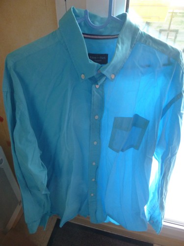 Chemise bleu pétant eden park - chemise,