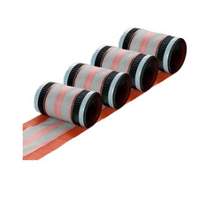 Sous Colmo Microtec Mix En Aluminium Plissé Rouge H360MM 4 Rouleaux De 5M