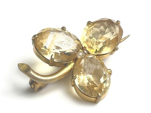Ancien broche trèfle - ancien,