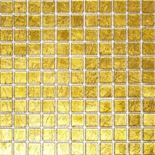 Mosaïque Uni Or Structure