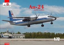 Amodel 1/72 72356 Antonov An-24 (Précoce) Kit De Modèle