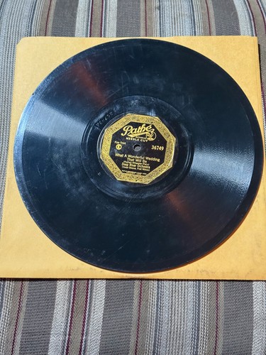 Pathe record rpm 36749 - record,