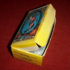 FORMAT POCHE Ancienne édition du Tarot Rider Waite mini 1971 U.S. Games VINTAGE