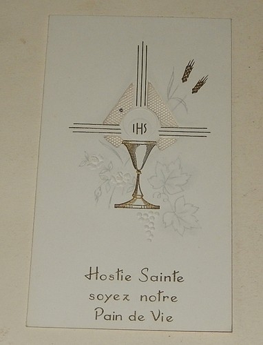 Image pieuse hostie sainte - , :