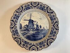 Assiette murale bleu de Delft peinte à la main  - Handpainted - Made in Holland