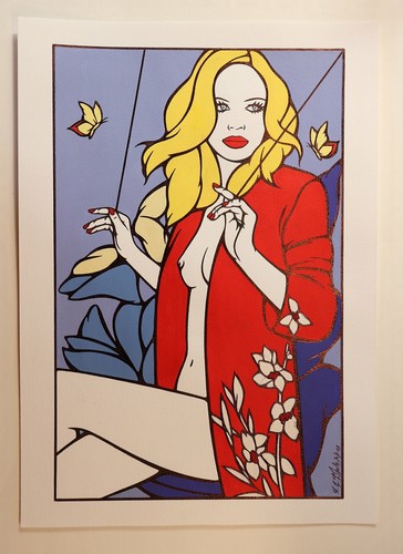 Art dessin original femme - dessin,