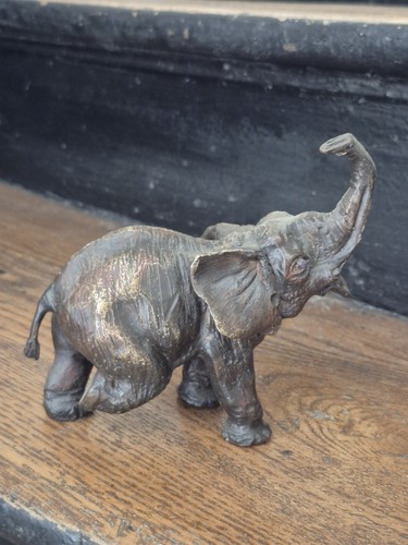 éléphant bronze ancien - Éléphant,