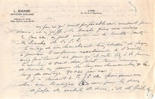 OPTICIEN DIPLOME L EMARD A LYON   FACTURETTE