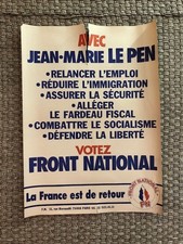 Affiche front national le - fn,
