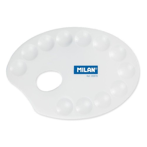 Palette ovale plastique - palette,