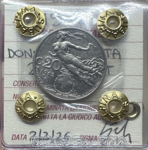Royaume italie centimes - d'italie, 20