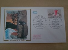 enveloppe premier jour 1980 sciences de la terre