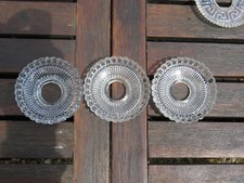 LOT DE 3 BOBECHES EN VERRE