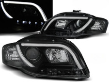 Paire de feux phares Audi A4 B7 04-08 led LTI noir