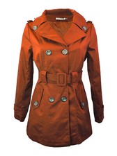 Trench femme à capuche,couleur Caramel