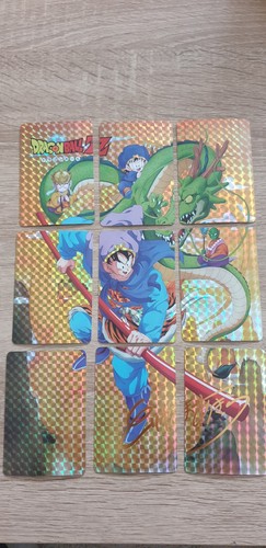Puzzle cartes dragon ball - cartes,