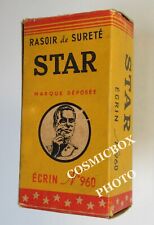 Ancien RASOIR STAR n° 960 de sureté pub barbier shave publicitaire avec notice