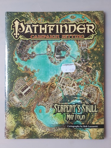 Serpent skull map - skull, folio