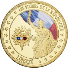 France, Médaille, Les Piliers