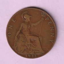 1 Penny, ROYAUME-UNI, 1911