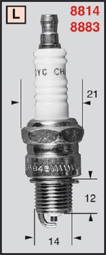 Bougie champion yamaha - lb, 2